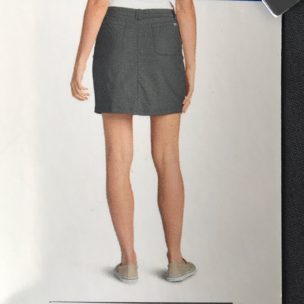 New Eddie Bauer Adventurer 2.0 Skort Grey size 10 - Picture 4 of 5